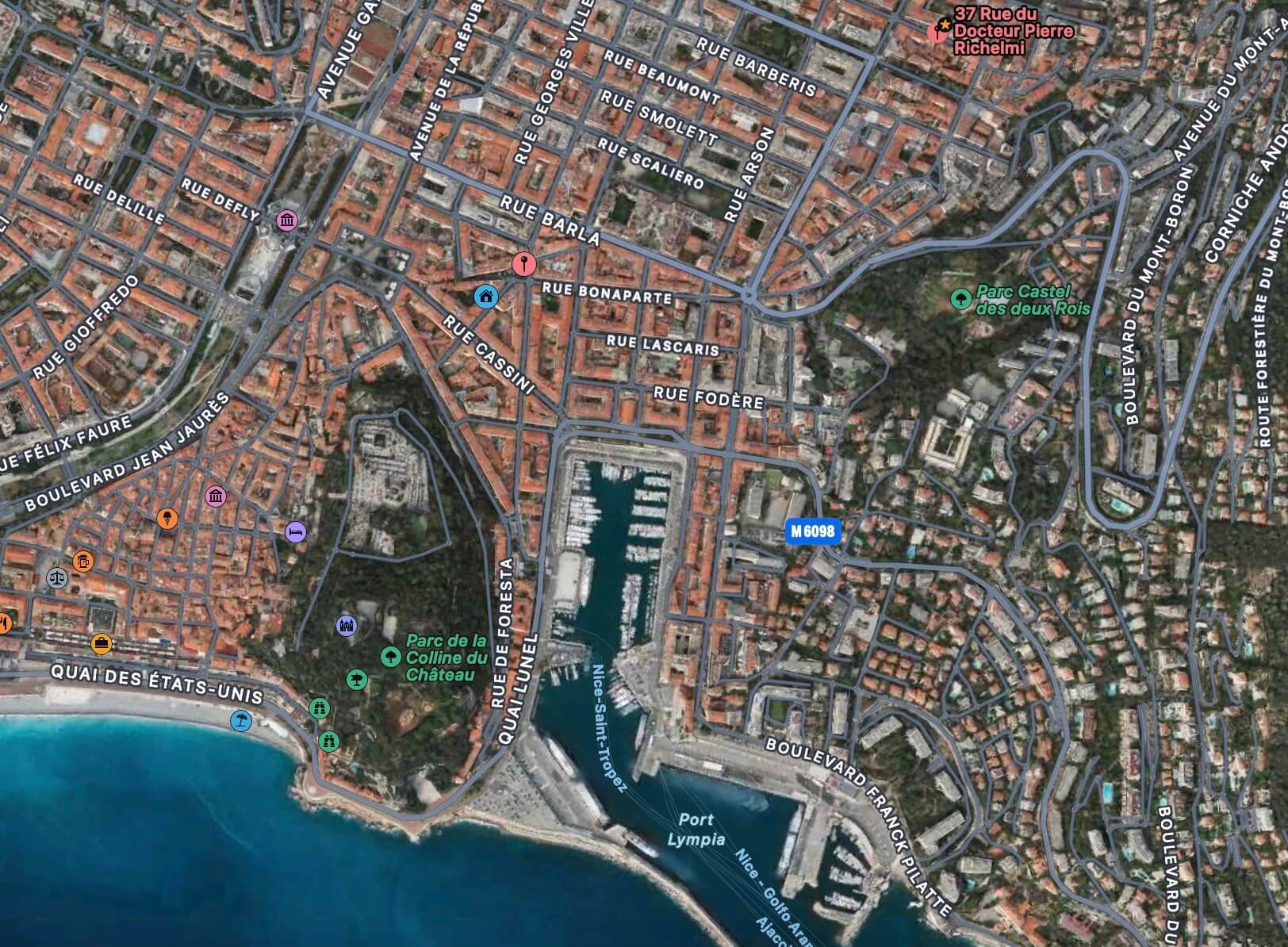 Carte de Nice